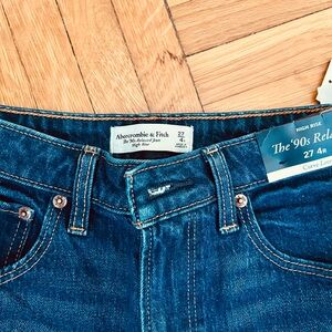 Abercrombie & Fitch Blue Relaxed Jeans
